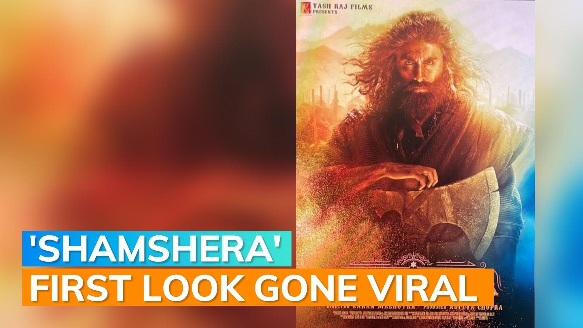 LEAKED: Ranbir Kapoor’s fierce look from ‘Shamshera’  