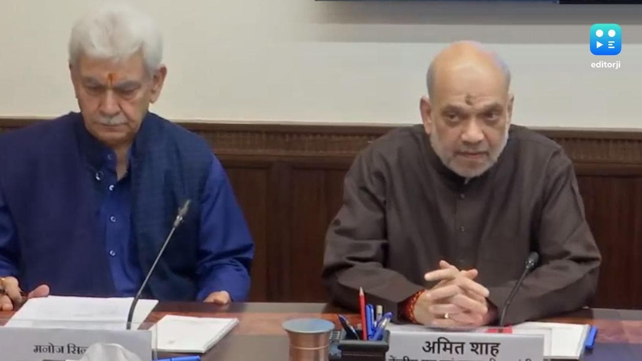 Amit Shah chairs high-level meet to review security situation in Jammu and Kashmir
