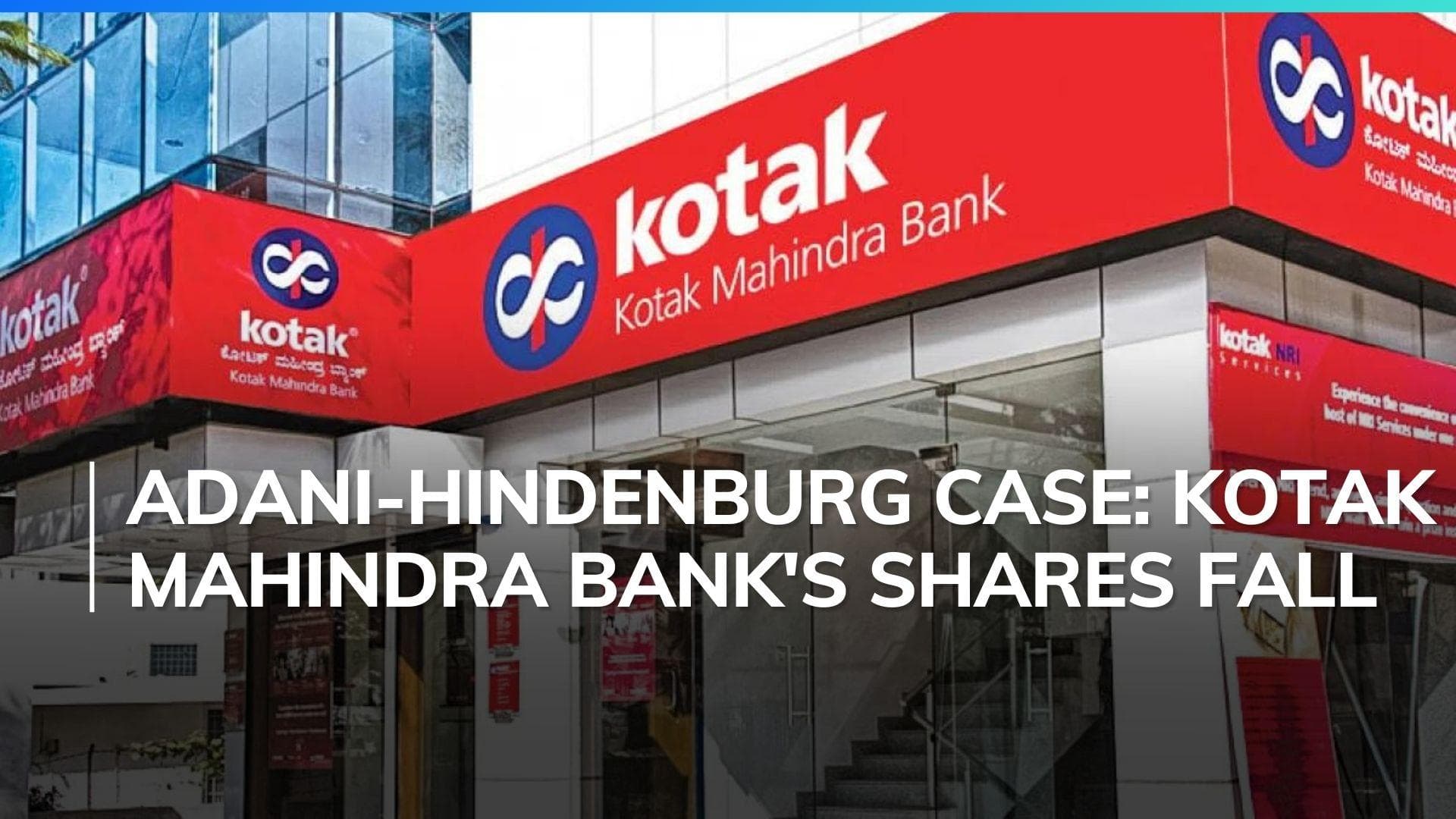 Kotak Mahindra Bank gets dragged into Adani-Hindenburg saga; shares drop over 3% 