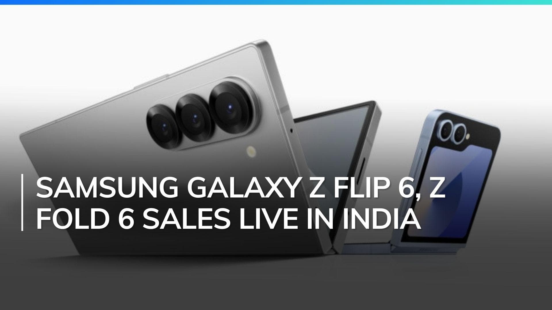 Samsung Galaxy Z Fold6, Z Flip6, Watch Ultra, Watch 7, now on sale in India; Check price, offers and more