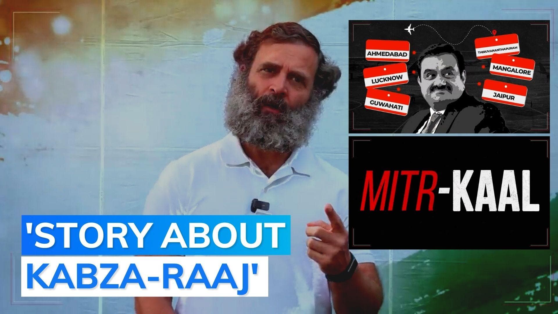 Adani row: Rahul Gandhi slams Centre 'for creating monopolies' in 'Mitr-Kaal' video 