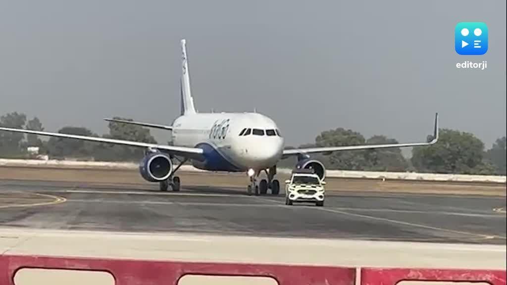 Watch | Noida International Airport Conducts First Flight Validation Test