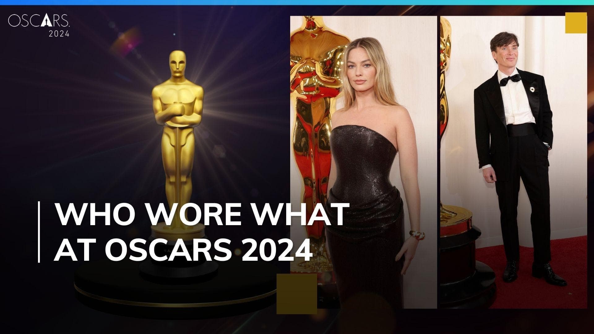 Oscars 2024: Margot Robbie ditches pink, Cillian Murphy rocks a black suit | Check out best looks