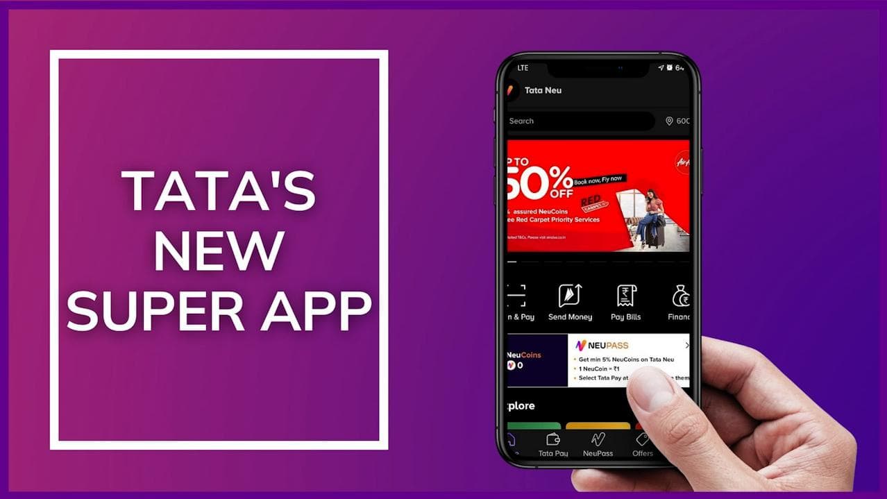 Meet Tata Neu: Tata Group's super app to be launched on April 7