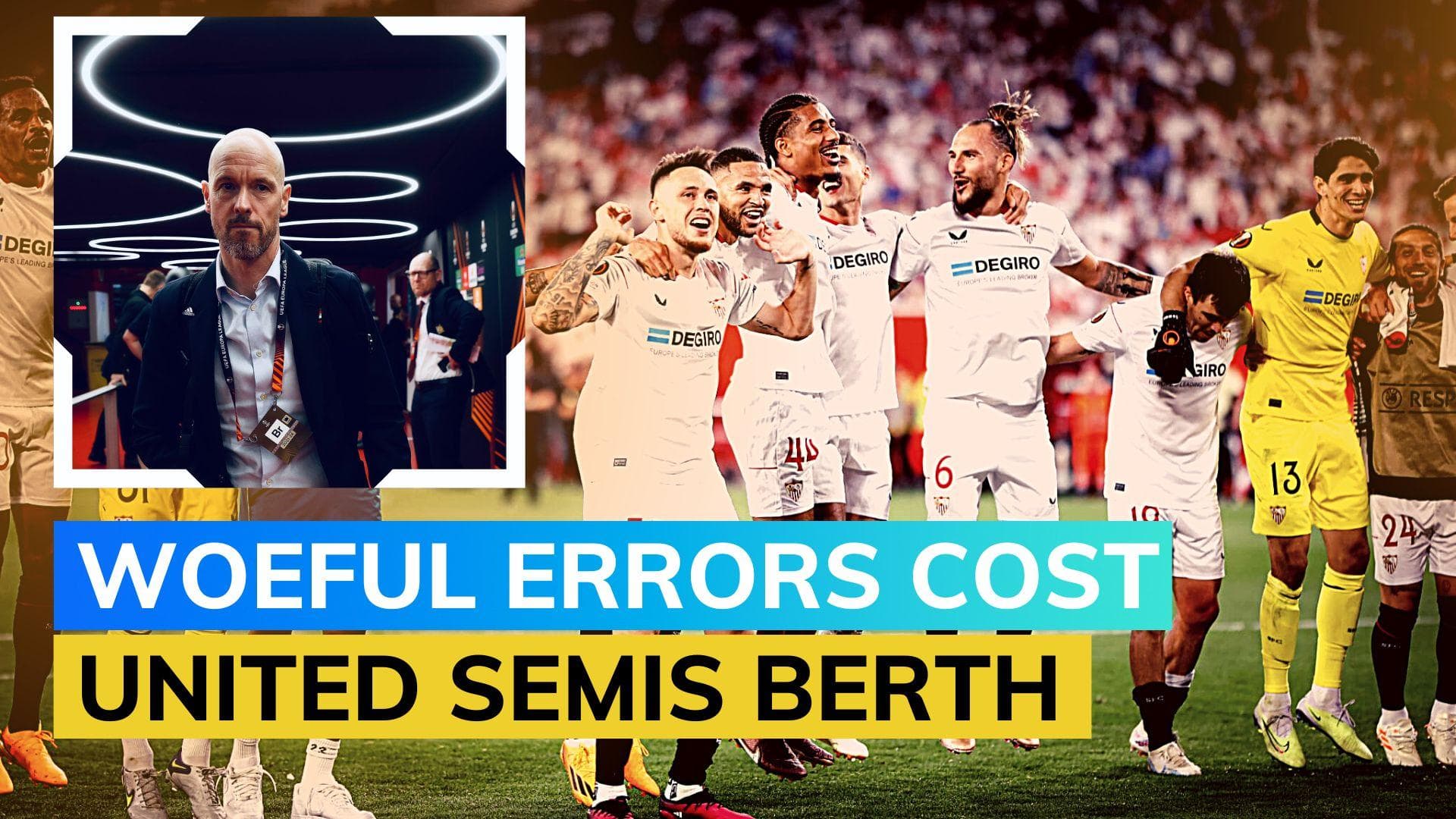 Sevilla thrash Manchester United, reach Europa League semifinals