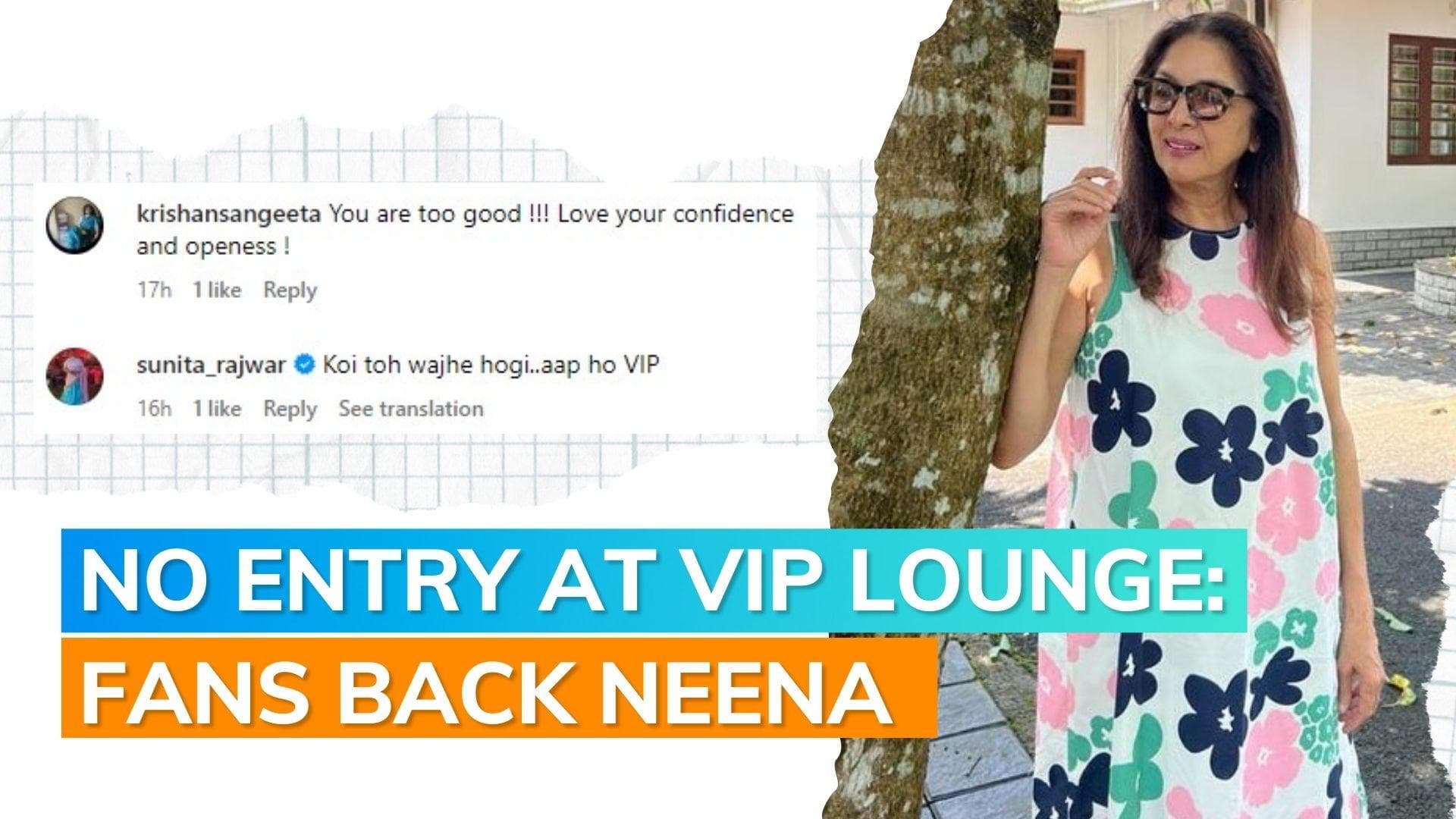 Neena Gupta shares she was denied entry to reserved lounge at Bareilly airport: 'I'm yet to become a VIP'