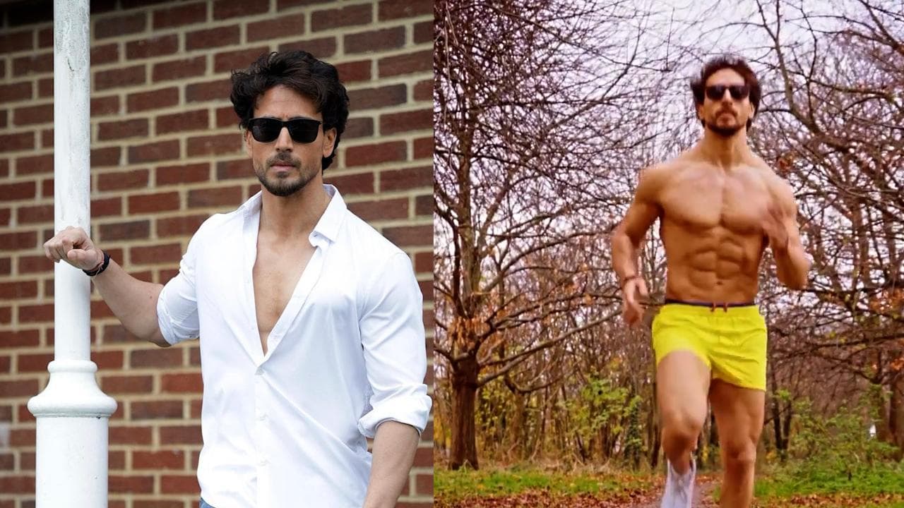 Tiger Shroff ने शर्टलेस होकर माइनस 1 डिग्री टेम्प्रेचर में लगाई दौड़, वीडियो हुआ वायरल