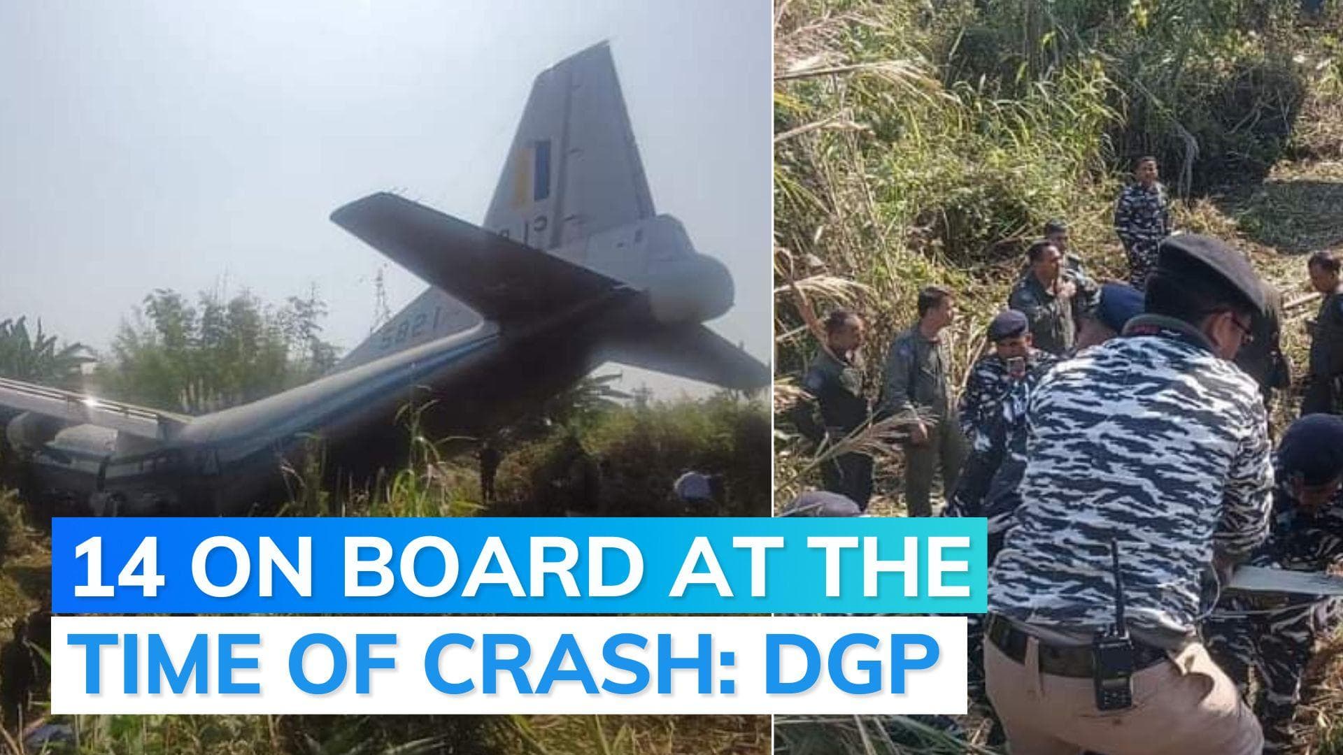 Myanmar army plane skids off runway in Mizoram, 8 injured