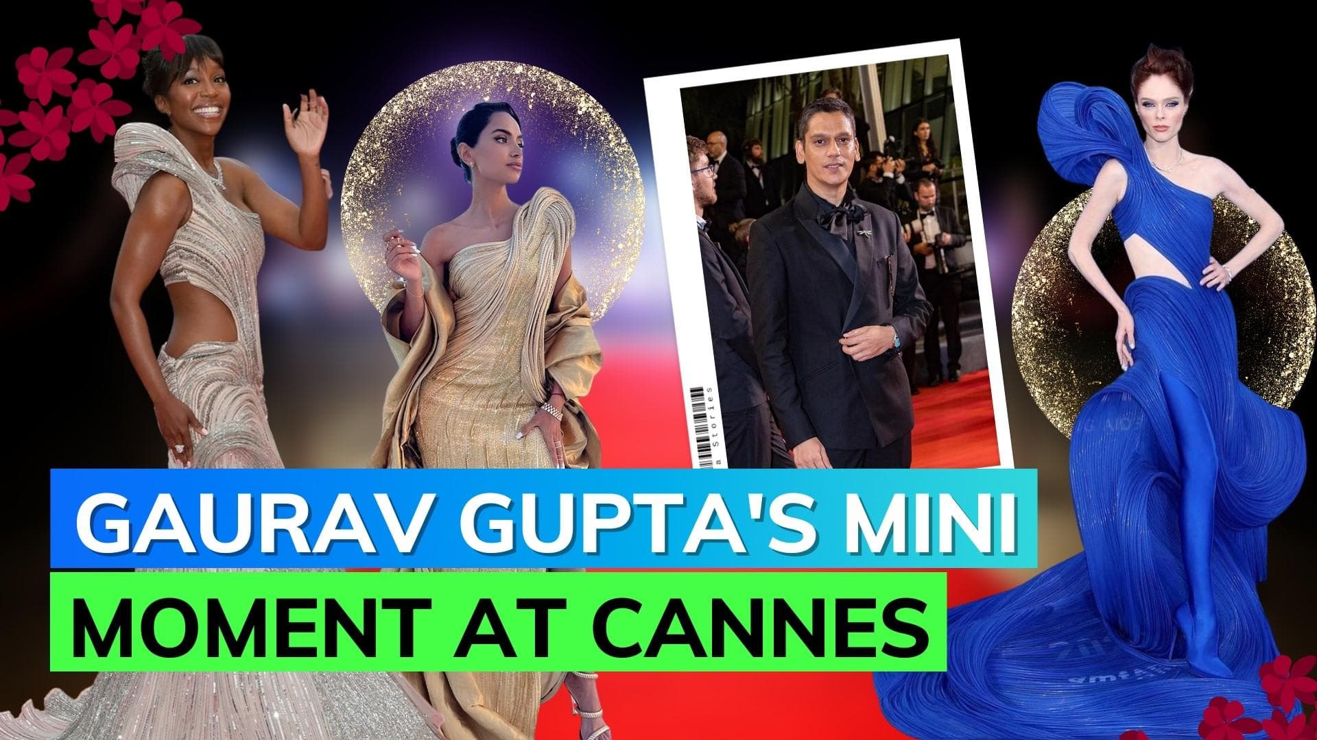 Gaurav Gupta couture shines at Cannes 2023, watch here