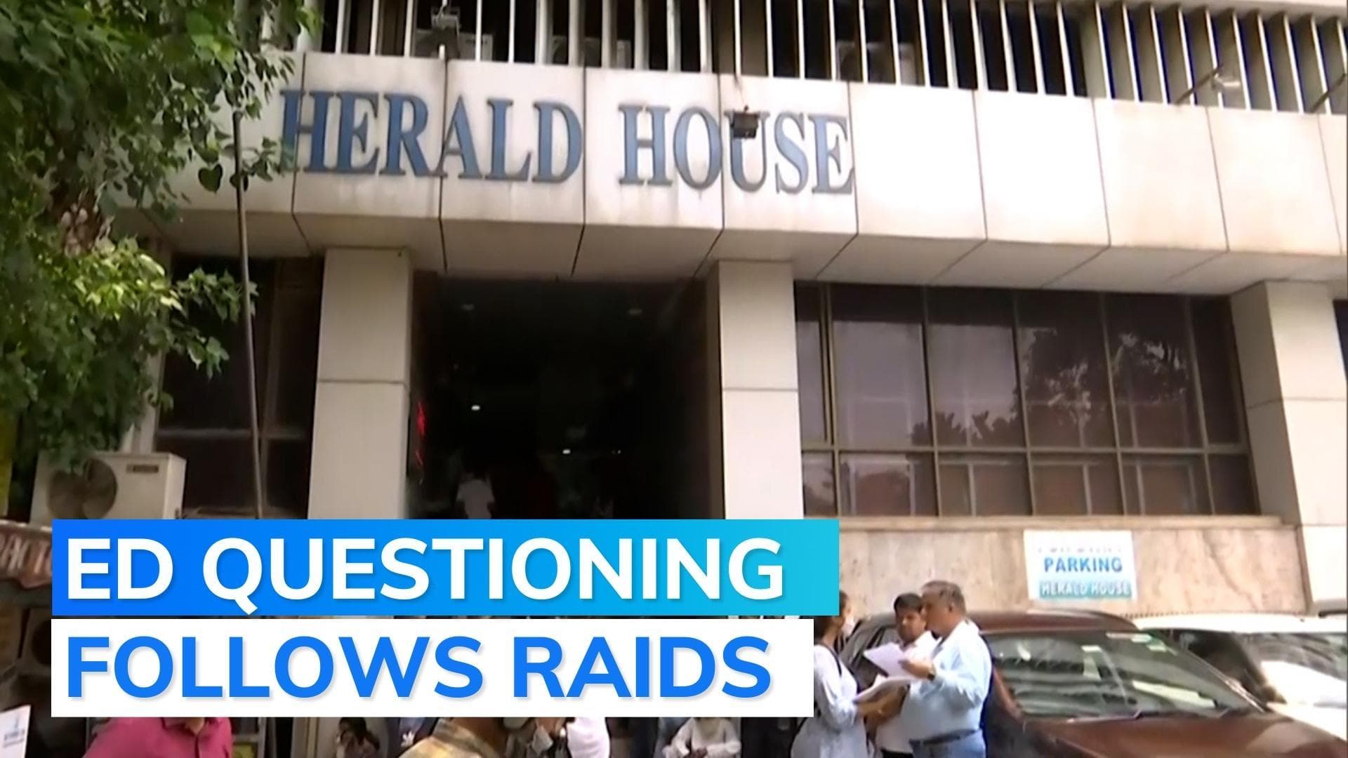 ED raids National Herald assets in Delhi amid corruption probe