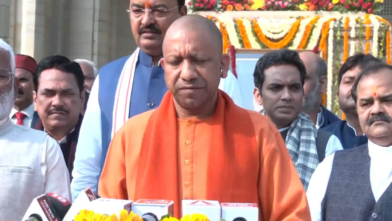 UP CM pay tribute to former PM Atal Bihari Vajpayee on his birth anniversary 