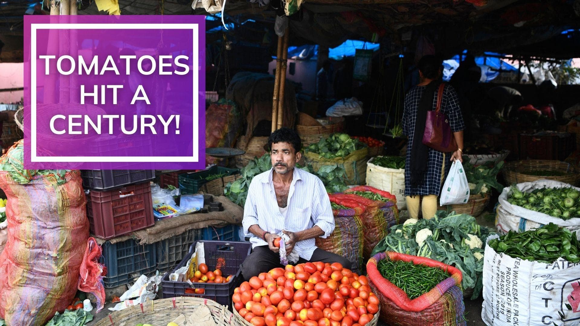 Tomatoes hit a century! Prices turn consumers red in anger