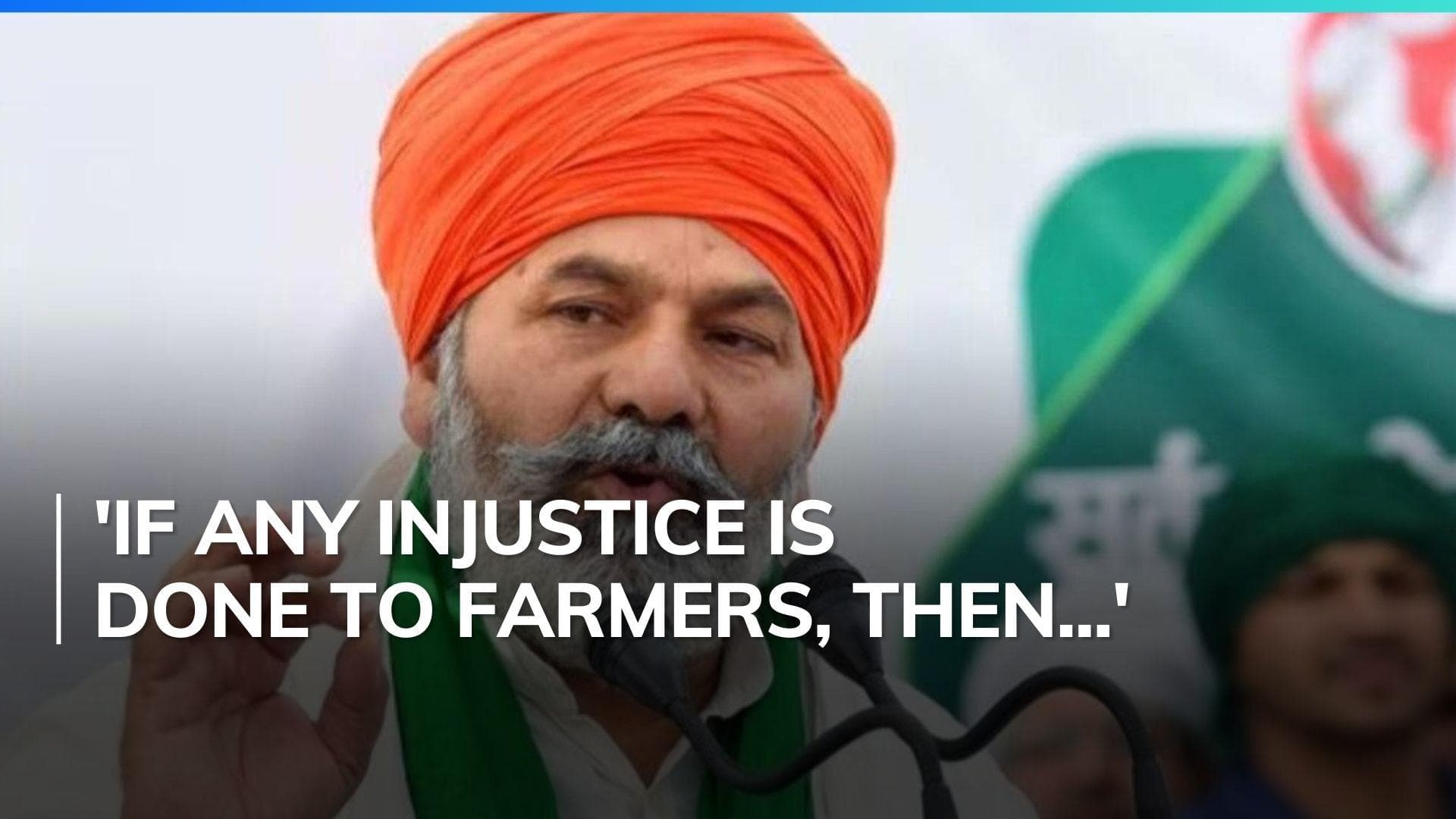'Neither farmers are far, nor Delhi': Rakesh Tikait shows support for farmers march