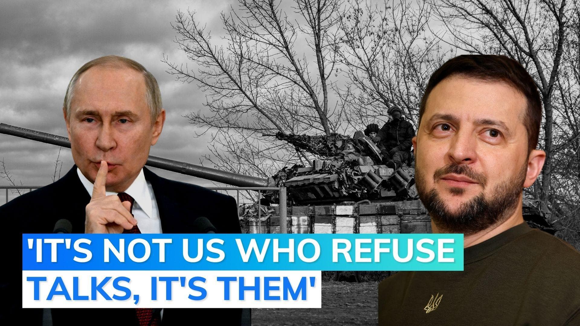 As Russia-Ukraine war enters eleventh month; Putin claims Moscow ready for talks