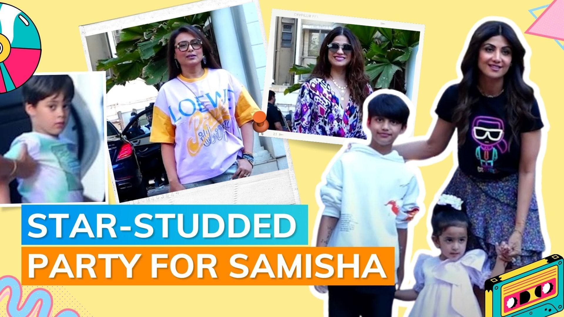 Rani Mukerji, Yash and Roohi Johar and others attend Shilpa Shetty's daughter Samisha's birthday bash