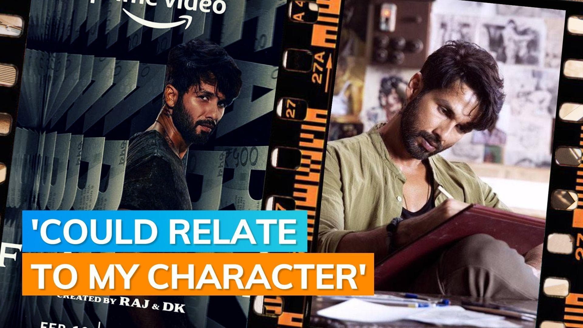 'Farzi': Shahid Kapoor talked about his series character, here's what he said