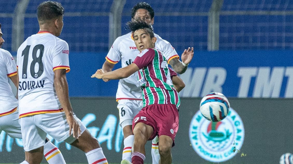 Kolkata Derby : আইএসএল ডার্বির রং সবুজ-মেরুন, জামশিদ পুত্র কিয়ানের হ‍্যাটট্রিকে বড় ম‍্যাচে নিভল মশাল