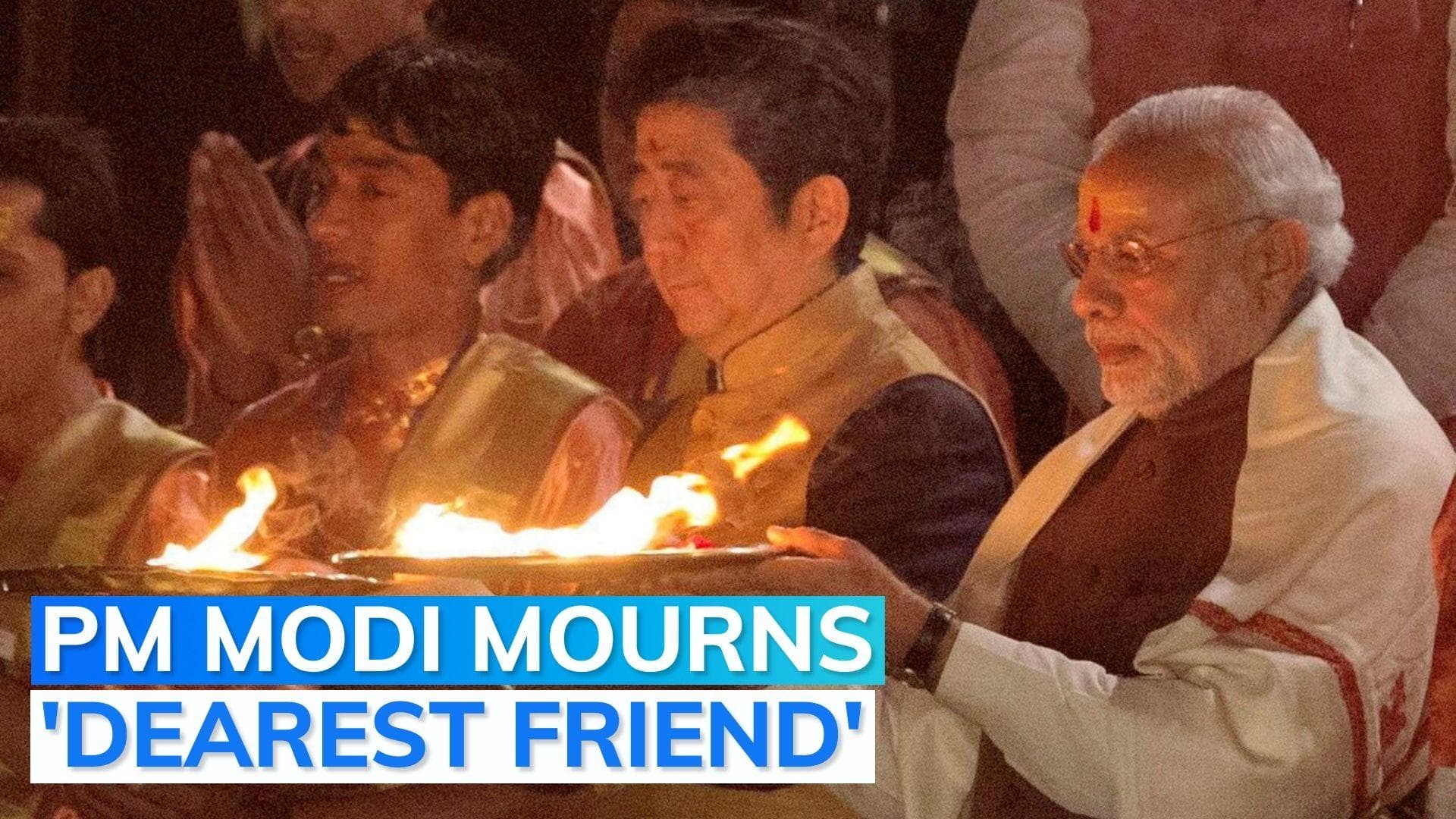 PM Narendra Modi condoles Shinzo Abe's death, declares one-day national mourning