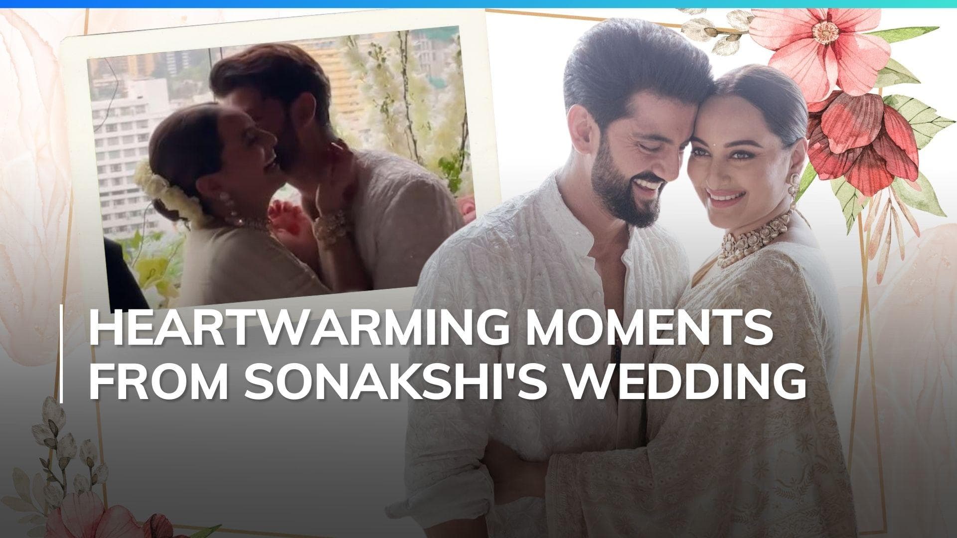 Sonakshi Sinha-Zaheer Iqbal wedding: Zaheer kisses excited wife, Sonakshi dances it out at reception  
