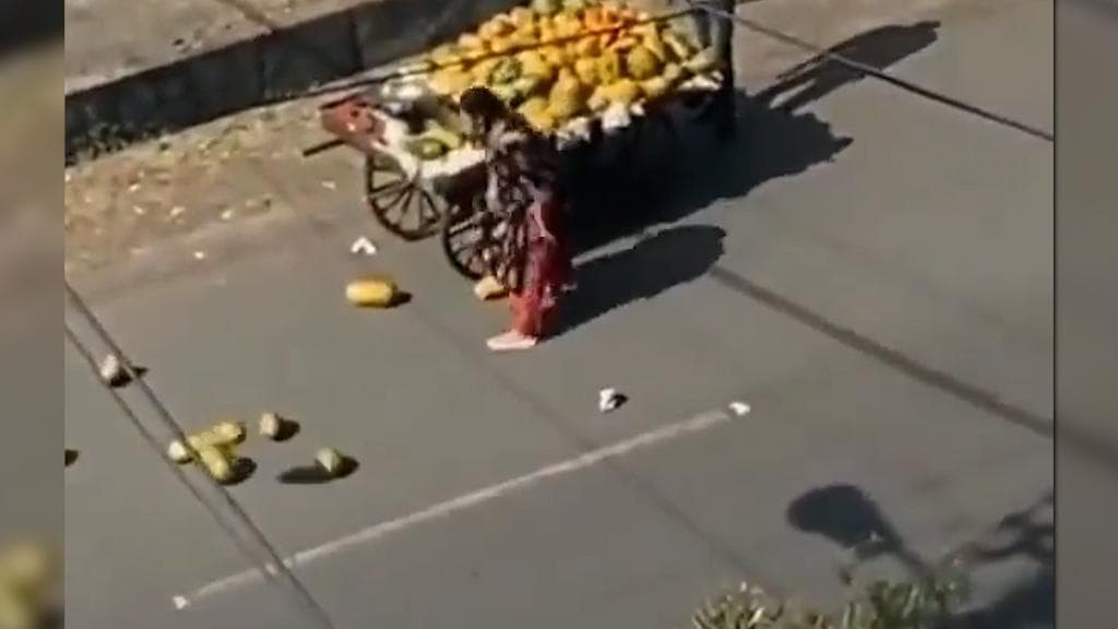 Viral video: গাড়িতে ধাক্কা দিল ঠেলাওয়ালা, তারপর গাড়ির মালিক রেগে গিয়ে যা করল দেখুন ভিডিয়োতে