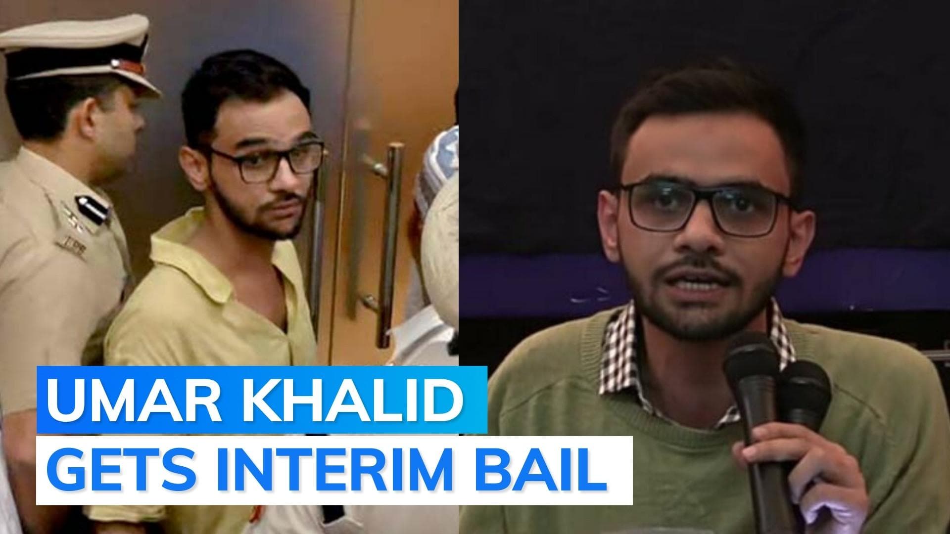 Umar Khalid granted interim bail for seven days to attend sister's wedding