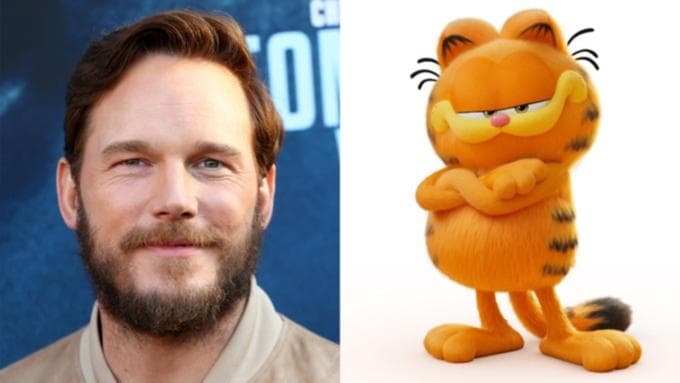 Chris Pratt has big 'paws' to fill as the voice of Garfield in new animated feature