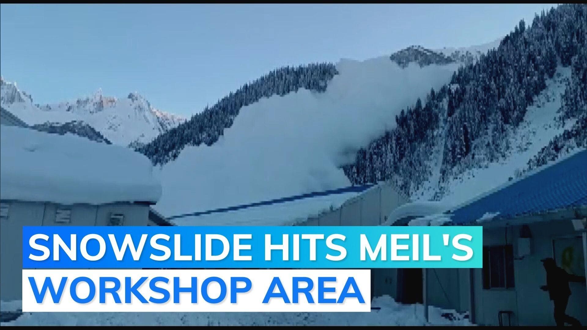 Watch: amid warnings, massive avalanche hits Sarbal area of Ganderbal in J&K