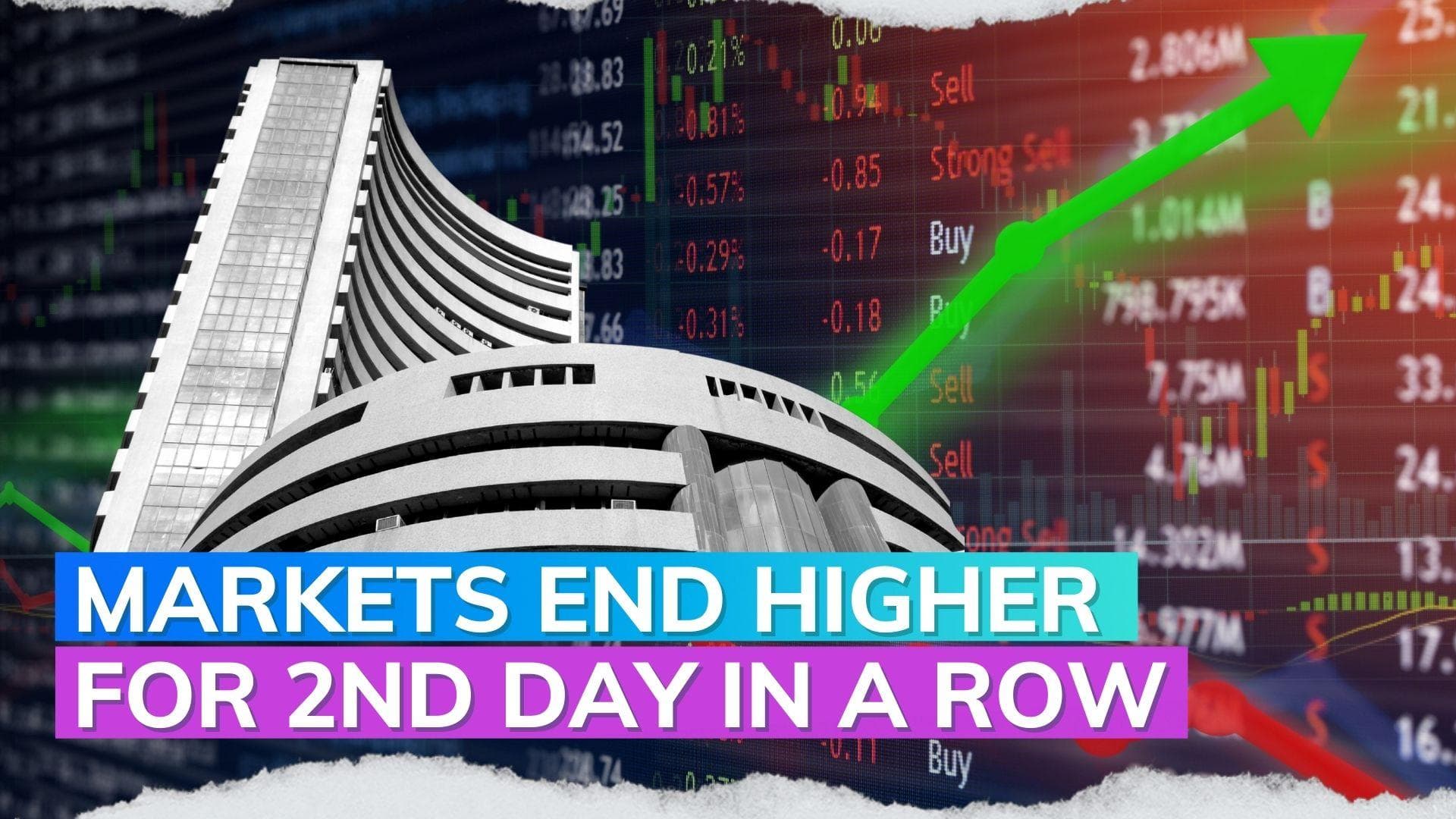 Markets end higher for 2nd day amid firm global trend