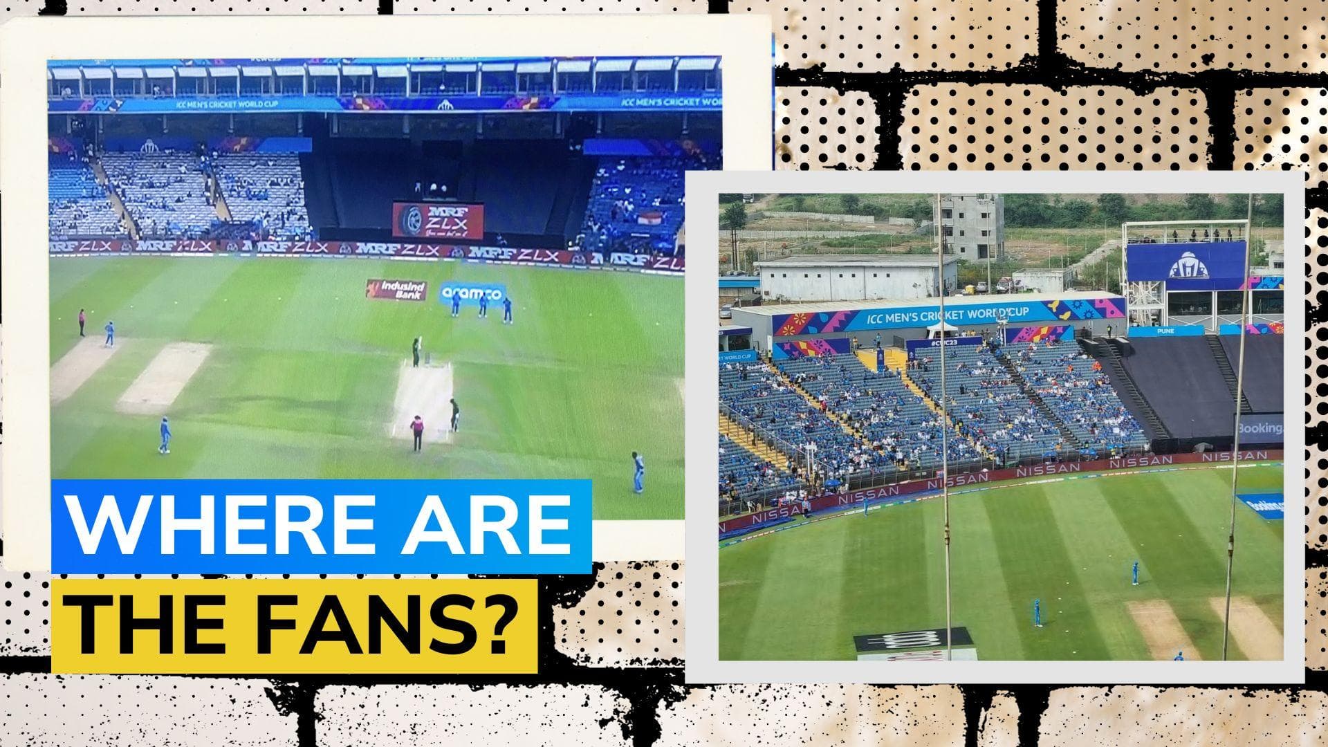 India vs Bangladesh in Pune was sold out but why so many empty seats at start of ICC World Cup match?