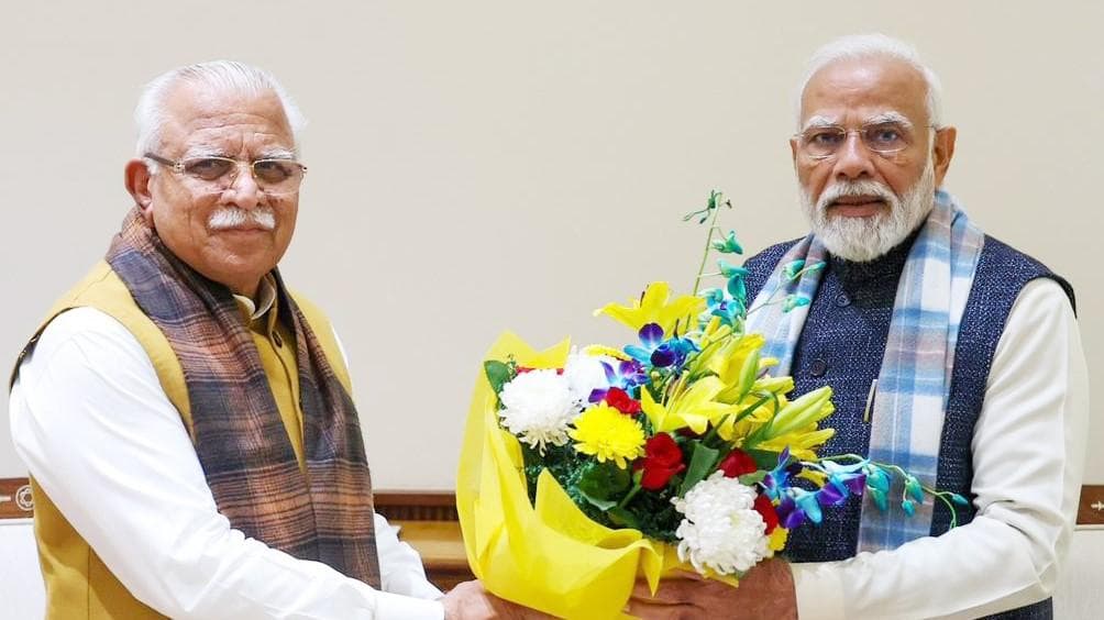 Haryana CM Khattar calls on PM Modi