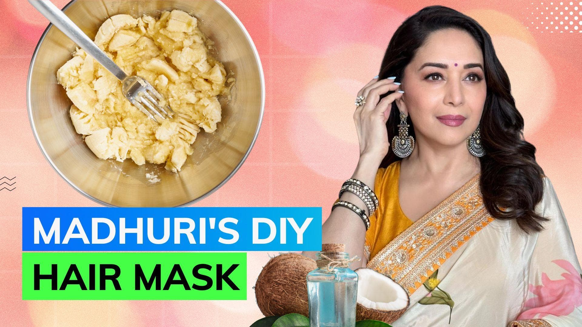 Madhuri Dixit's DIY hair mask is a must try to get rid of frizzy hair this monsoon season