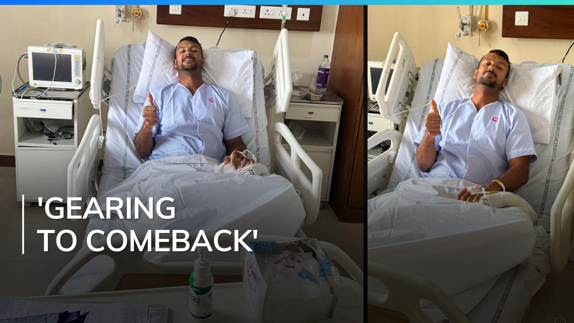 Mayank Agarwal gives health update from hospital; Shares pictures
