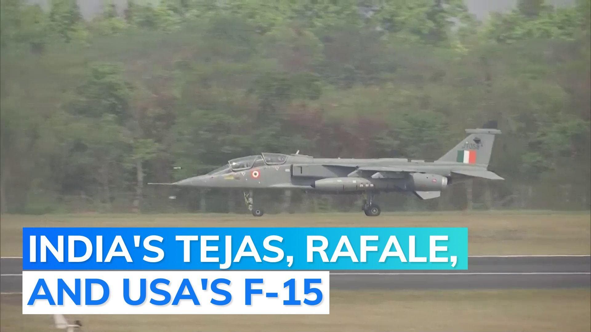 Watch: India, US air force fighter jets conduct military drill