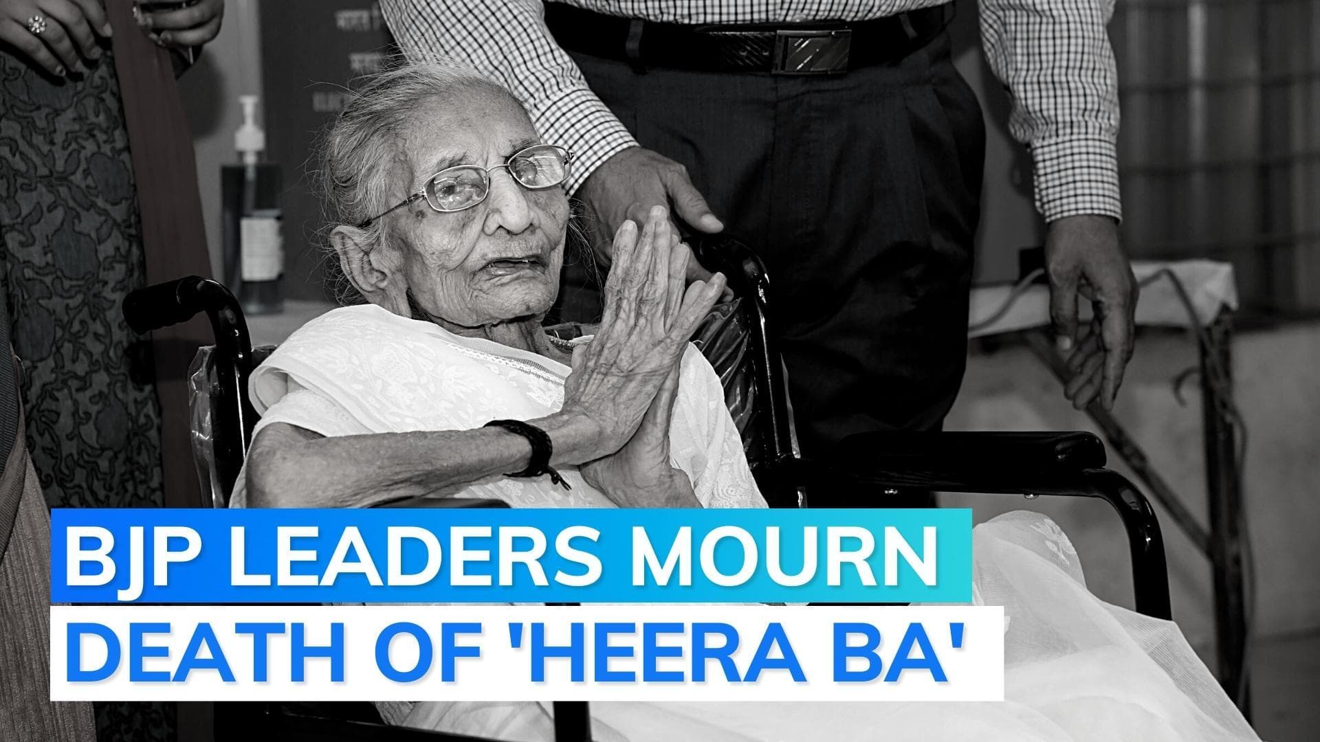 'Mother is the first friend...': tributes pour in as PM Narendra Modi's mother Heeraben dies