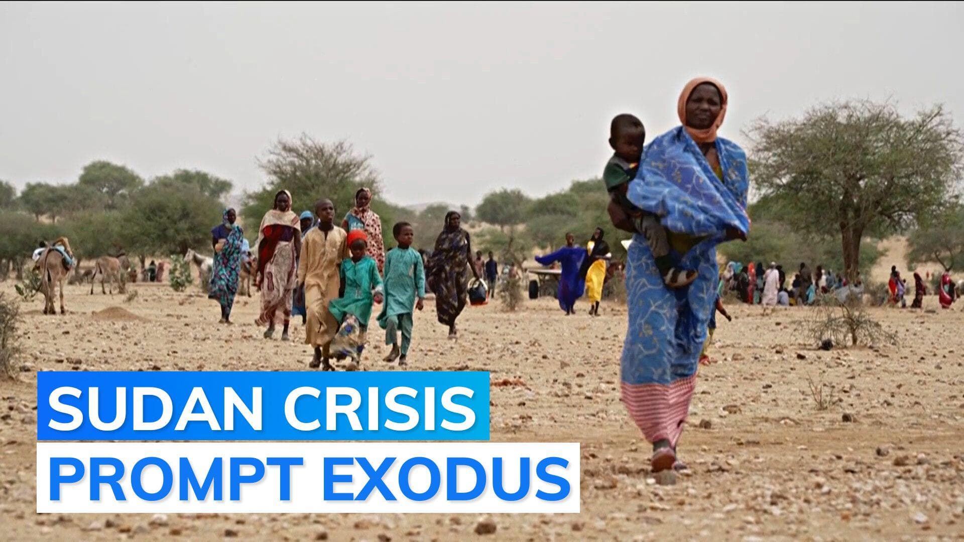 UN agencies warn of 'full blown catastrophe' as 100,000 flee war-torn Sudan