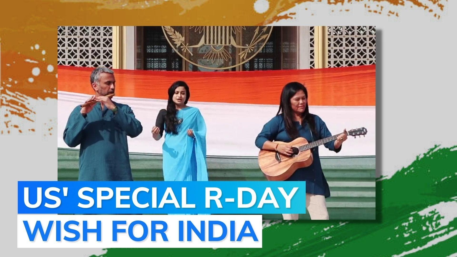 Watch: US embassy extends Republic Day wishes with Vande Mataram rendition