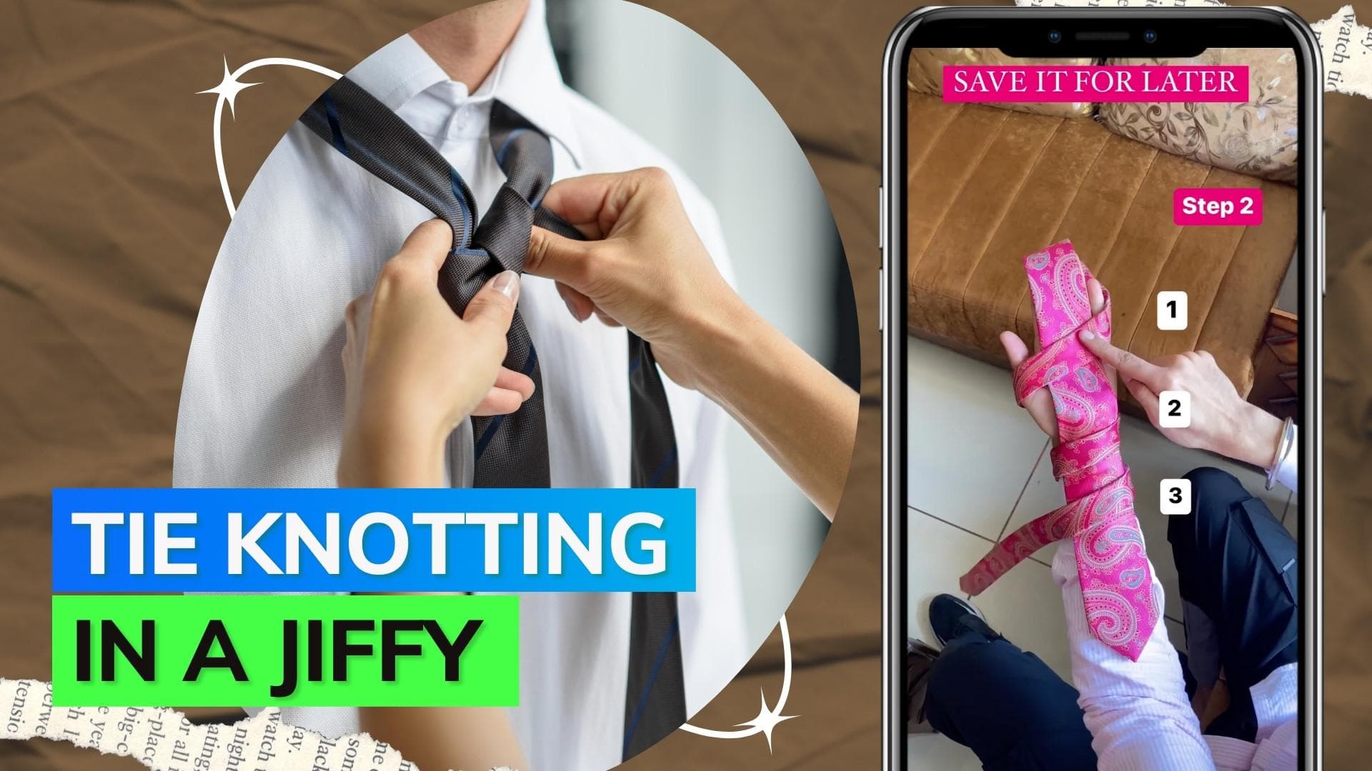 Tie Hack: Now tie your tie in seconds; watch viral video to know how