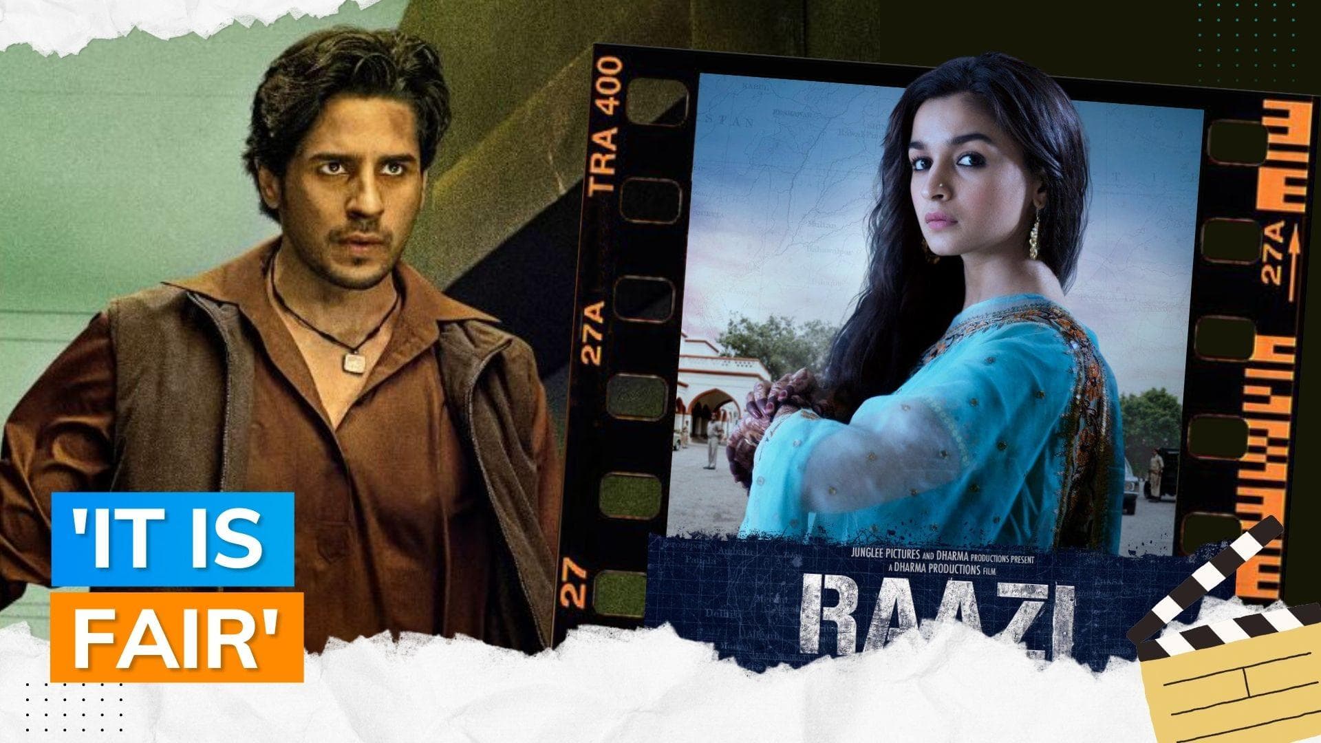 ‘Mission Majnu’ compared to Alia Bhatt’s ‘Raazi’: Here’s how Sidharth Malhotra reacted