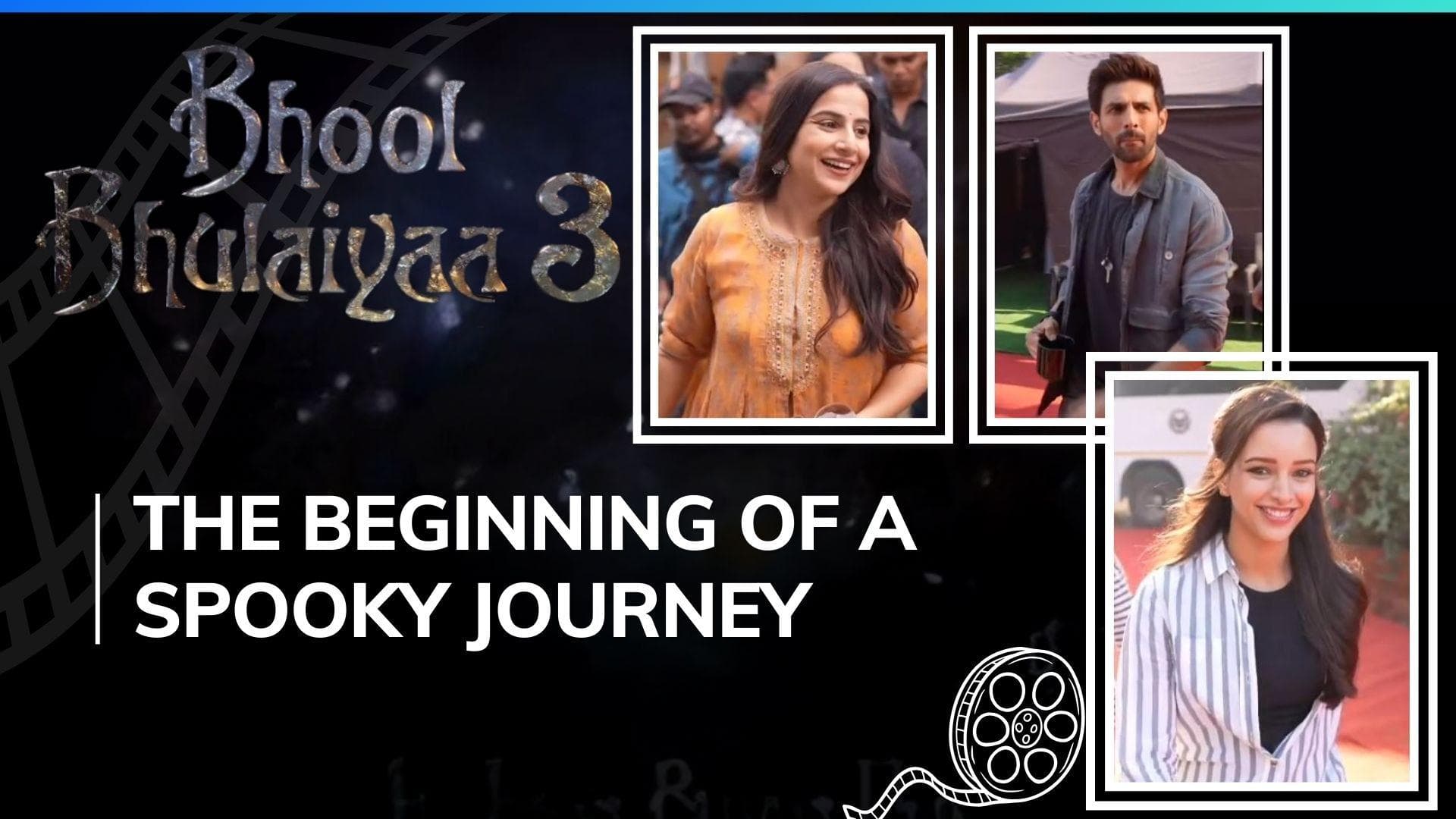 ‘Bhool Bhulaiyaa 3’: Watch glimpses from the set of Vidya Balan, Kartik Aaryan and Triptii Dimri starrer 