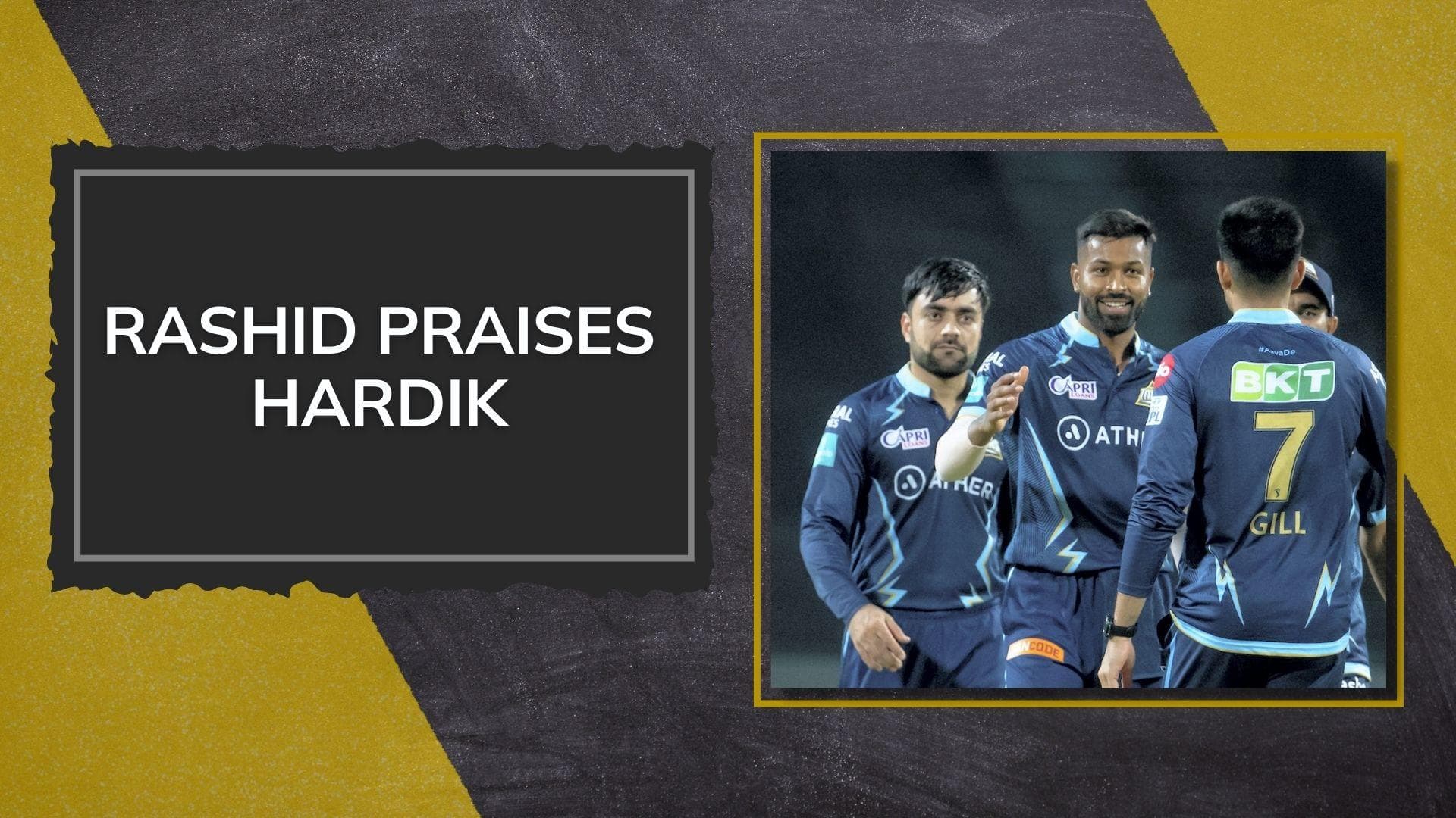 IPL 2022: Rashid Khan praises Hardik Pandya's leadership  