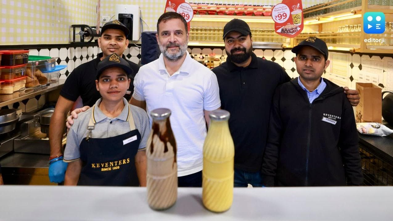 Rahul Gandhi at Keventers: A blend of conversations and coffee-making