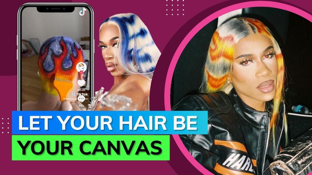 Hair painting is having a moment; here's all you need to know