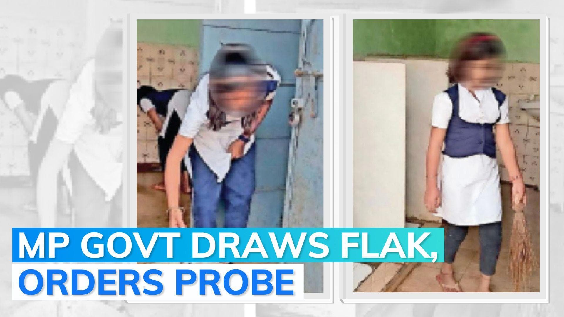 Girl students made to clean school toilets in Madhya Pradesh’s Guna? 