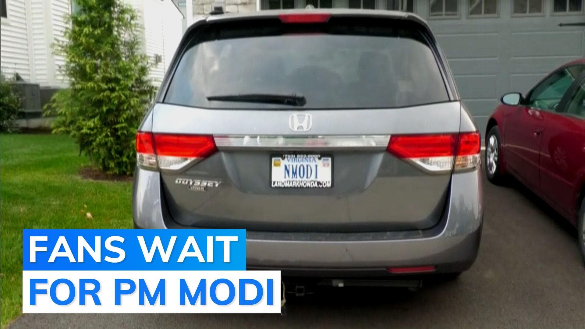 Watch: PM Modi's fan in US flaunts 'NMODI' car plate