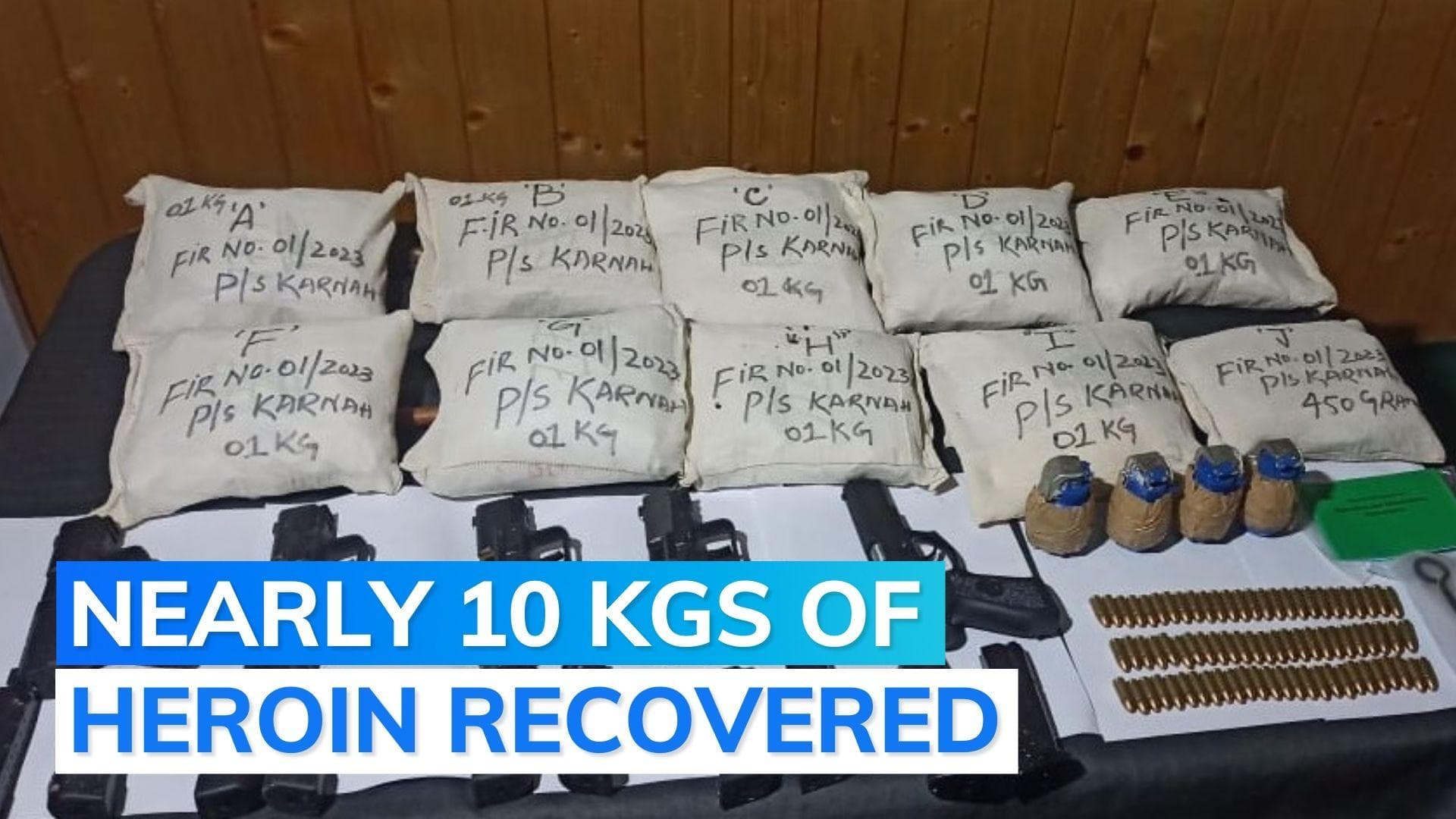 Terror and narcotics module busted in J&K's Kupwara: police