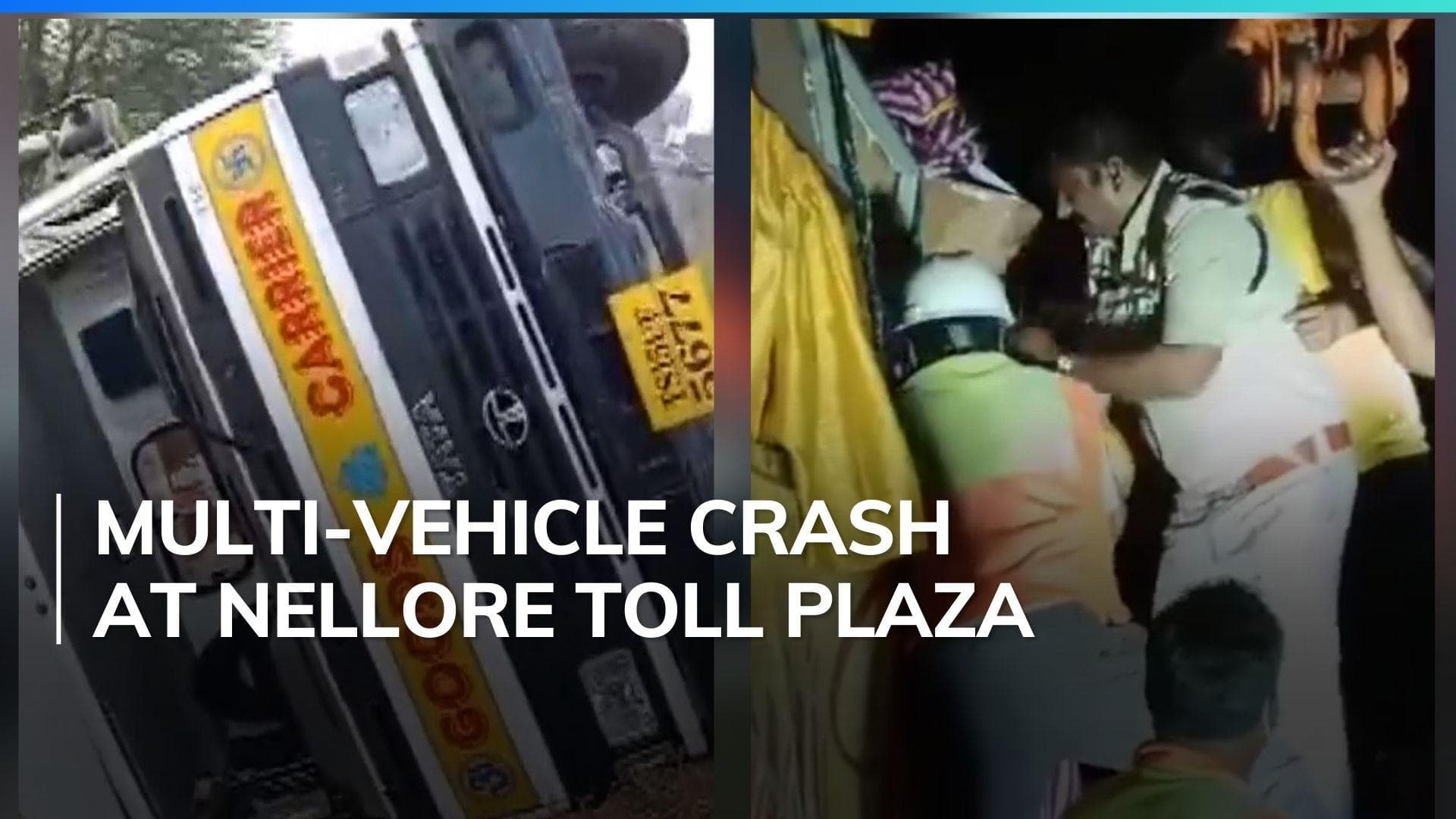 6 dead, over 20 injured in truck-bus collision in Andhra Pradesh