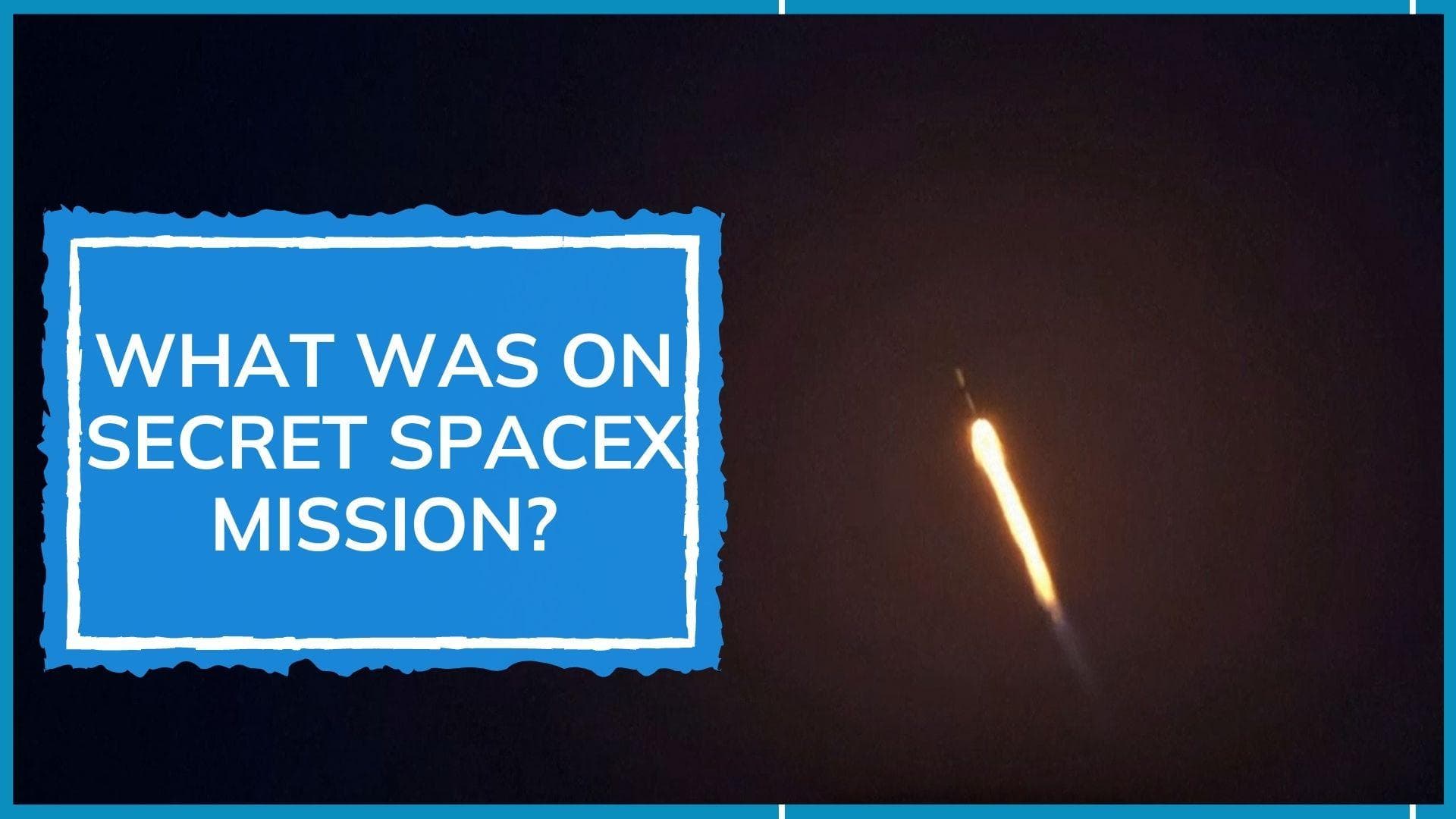 SpaceX secret launch: watch Elon Musk's firm send Falcon 9 rocket into space with US spy satellite