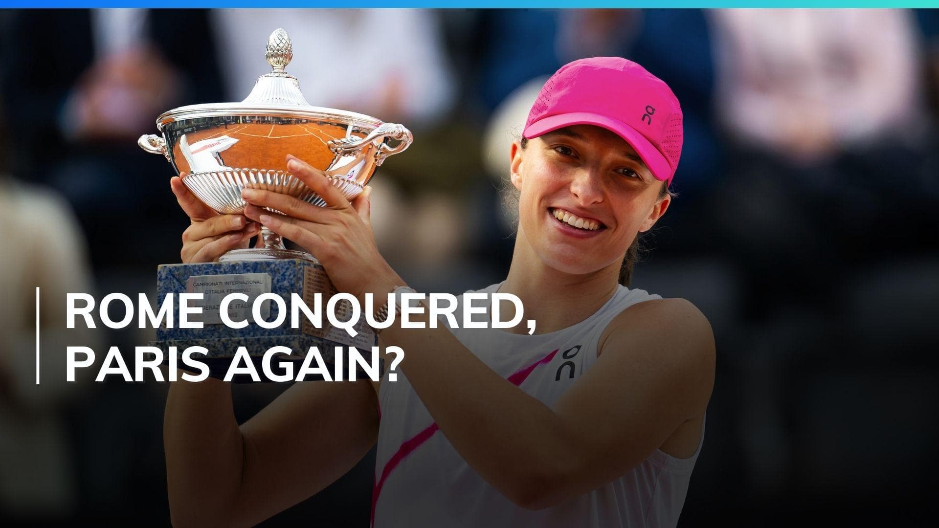 Watch: Indomitable Iga Swiatek claims third Rome Masters title with swift victory over Aryna Sabalenka