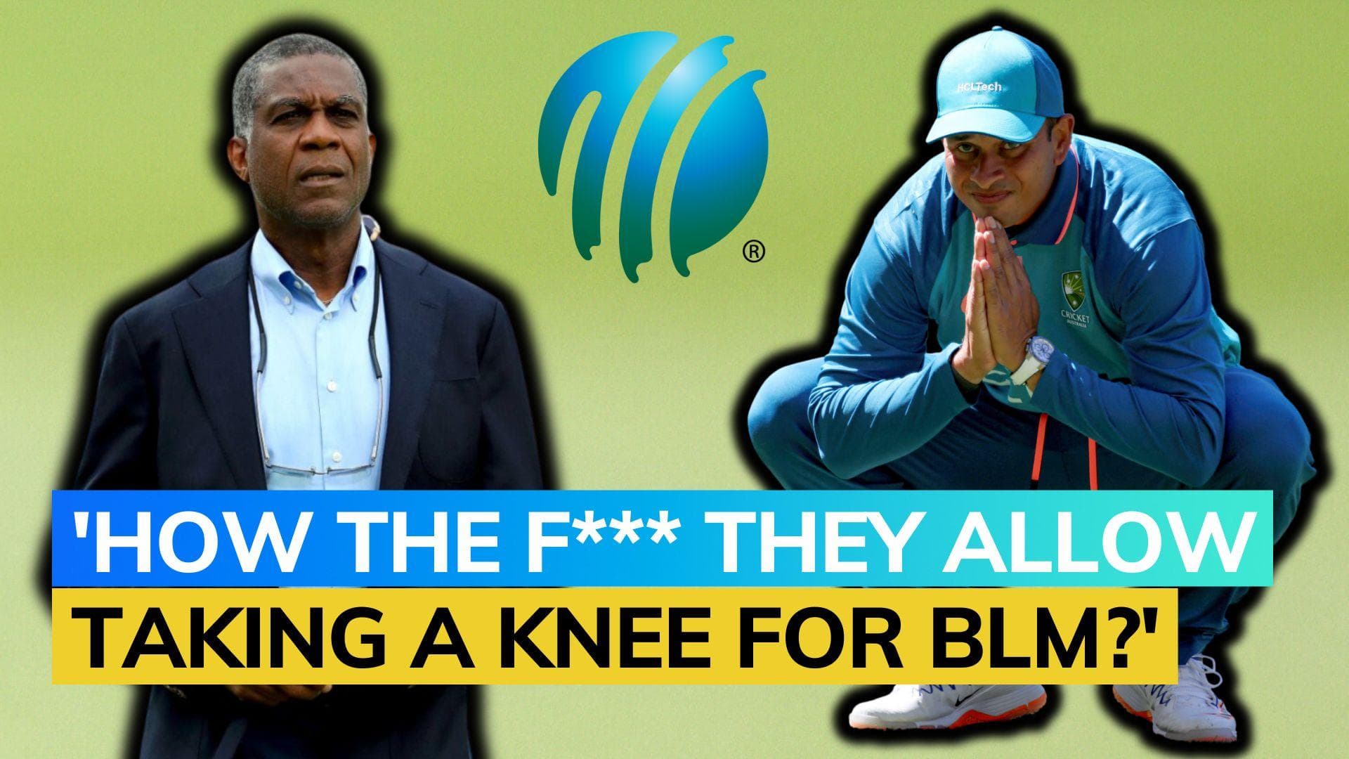 'How is taking a knee for BLM allowed but Usman Khawaja is charged?': Michael Holding slams ICC