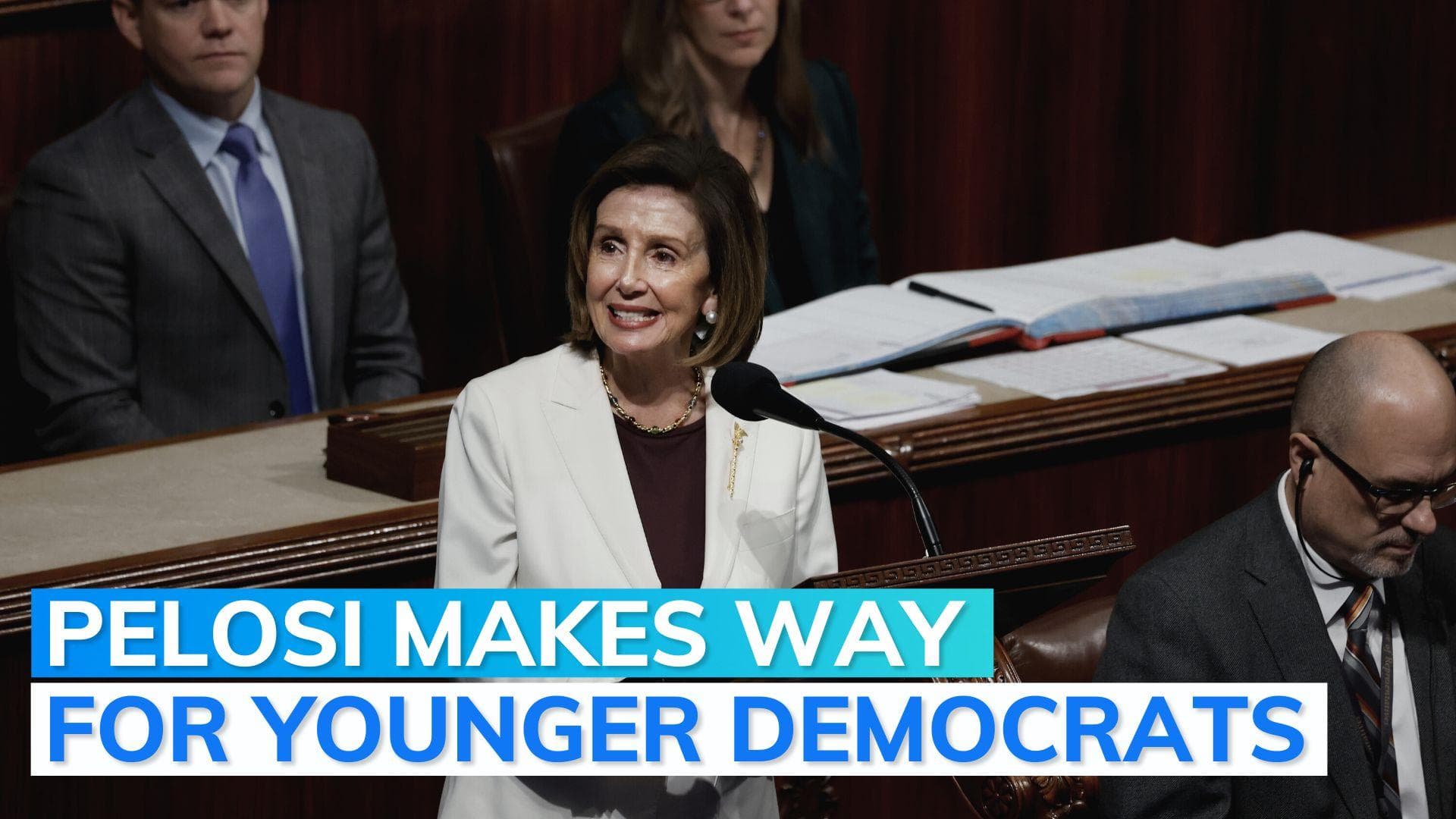 Nancy Pelosi steps down as top Democrat in US House after Republican victory